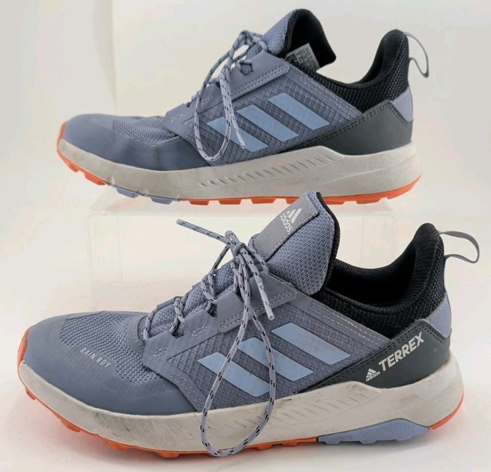 adidas Terrex Anylander Rain.RDY Women's Hiking Shoes Size 6 Blue Grey JR6597